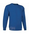Sudadera cuello redondo color royal