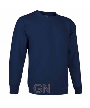 Sudadera cuello redondo color marino