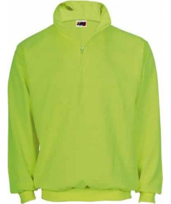 Sudadera con media cremallera color amarillo A.V.