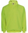 Sudadera con media cremallera color amarillo A.V.