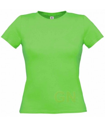 Camiseta manga corta para mujer Color verde kelly