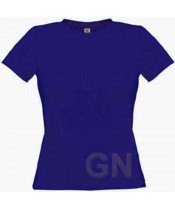 Camiseta manga corta para mujer Color azul cobalto