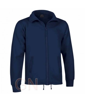 Chaqueta sudadera de felpa color marino