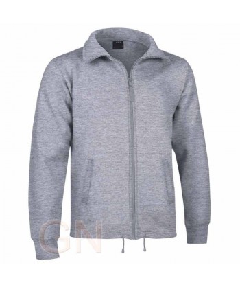 Chaqueta sudadera de felpa color marengo vigoré