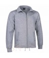 Chaqueta sudadera de felpa color marengo vigoré