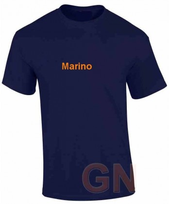 Camiseta técnica unisex de manga corta color marino