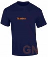 Camiseta técnica unisex de manga corta color marino