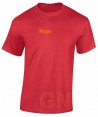 Camiseta técnica unisex de manga corta color roja