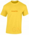 Camiseta técnica unisex de manga corta color amarillo