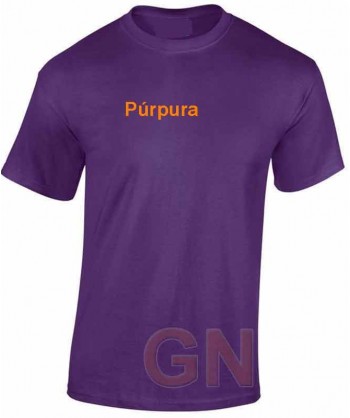 Camiseta transpirable de mujer de cuello redondo y manga corta color púrpura