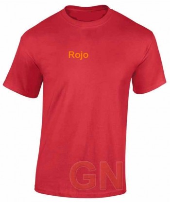 Camiseta transpirable de mujer de cuello redondo y manga corta color rojo