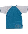 Camiseta técnica de manga corta con bolsillo y cuello redondo