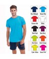 Camiseta transpirable de manga corta y cuello redondo -Hombre-
