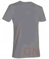 Camiseta transpirable de manga corta y cuello redondo para adulto color gris