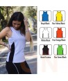 Camiseta bicolor transpirable de tirantes