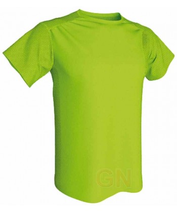 Camiseta económica transpirable de manga corta y cuello redondo para niños