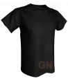 Camiseta económica transpirable de manga corta y cuello redondo para niños