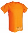 Camiseta económica transpirable de manga corta y cuello redondo para niños