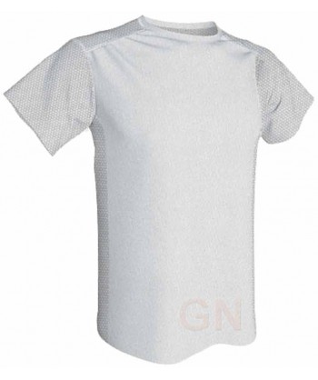 Camiseta económica transpirable de manga corta y cuello redondo para niños