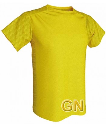 Camiseta económica transpirable de manga corta y cuello redondo para niños