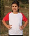 Camiseta transpirable de manga corta y cuello redondo  para niños