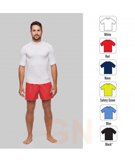 Camiseta transpirable con protección UV para deportes outdoor para hombre