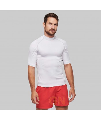 Camiseta transpirable con protección UV para deportes outdoor para hombre