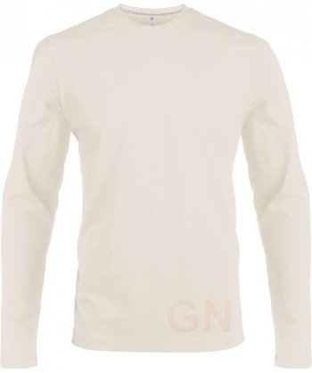 Camiseta unisex manga larga de algodón