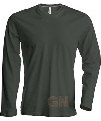 Camiseta unisex manga larga de algodón