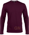 Camiseta unisex manga larga de algodón