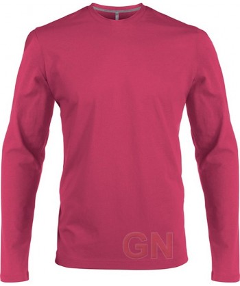 Camiseta unisex manga larga de algodón