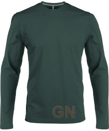 Camiseta unisex manga larga de algodón