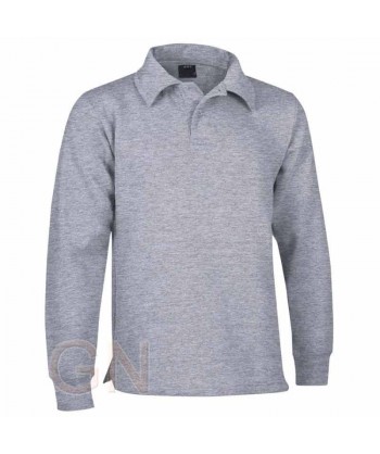 Sudadera cuello polo sin cintura elástica color gris marengo vigoré
