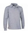 Sudadera cuello polo sin cintura elástica color gris marengo vigoré