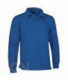 Sudadera cuello polo sin cintura elástica color royal