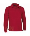 Sudadera cuello polo sin cintura elástica color rojo