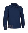 Sudadera cuello polo sin cintura elástica color marino