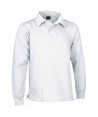 Sudadera cuello polo sin cintura elástica color blanco