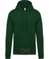 Sudadera con capucha para hombre color verde bosque