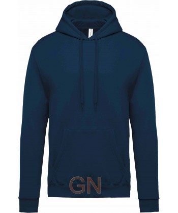 Sudadera con capucha para hombre color marino