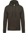 Sudadera con capucha para hombre color negro