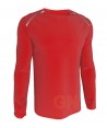 Camiseta técnica de manga larga color rojo