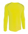 Camiseta técnica de manga larga color amarillo alta visibilidad