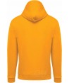 Sudadera con capucha y cierre cremallera color amarillo