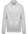 Sudadera con capucha y cierre cremallera color gris sport