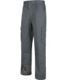 pantalón multibolsillos ligero de algodón gris