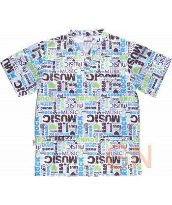 Casaca sanitaria unisex estampada
