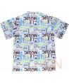 Casaca sanitaria unisex estampada