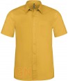 Camisa de manga corta para hombre color amarilla