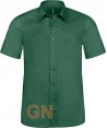 Camisa de manga corta para hombre color verde bosque